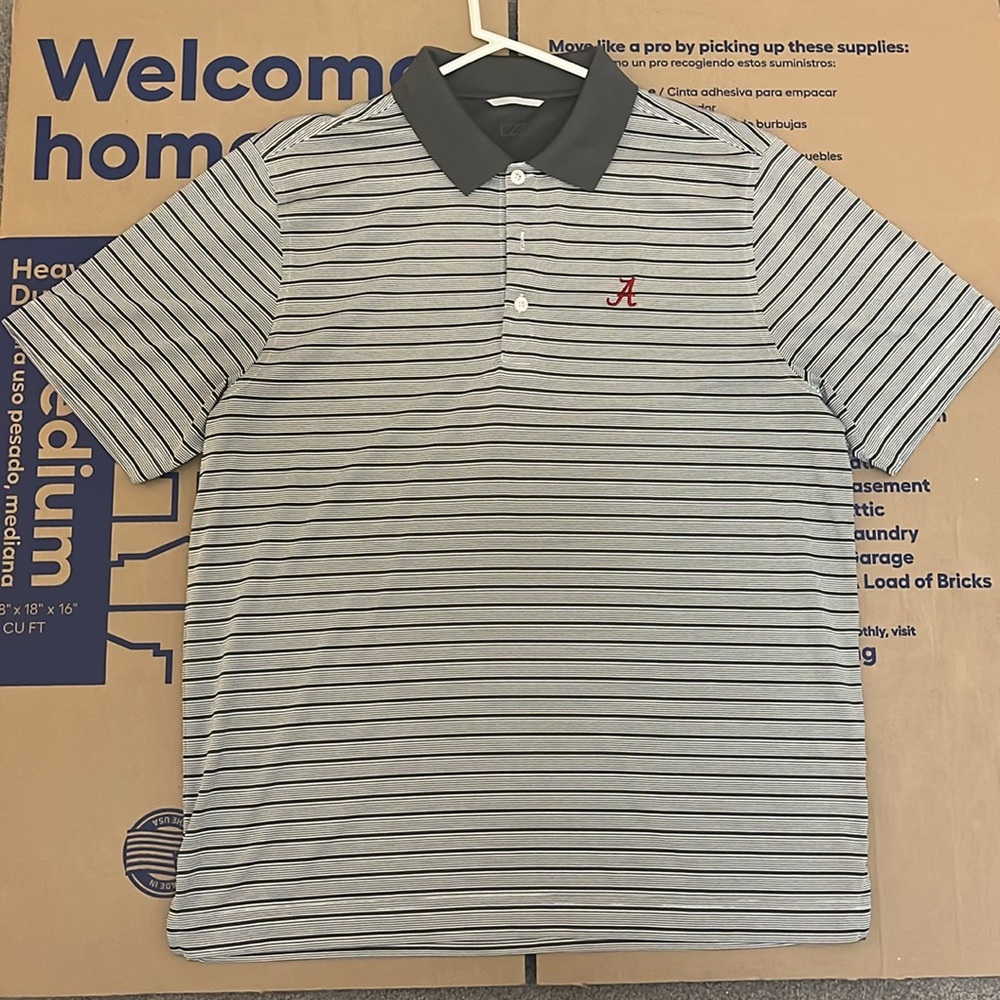 Cutter & Buck Brand University of Alabama Dri-Fit Golf Polo